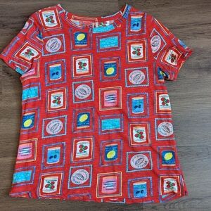 LOFT Can Print Red Tee